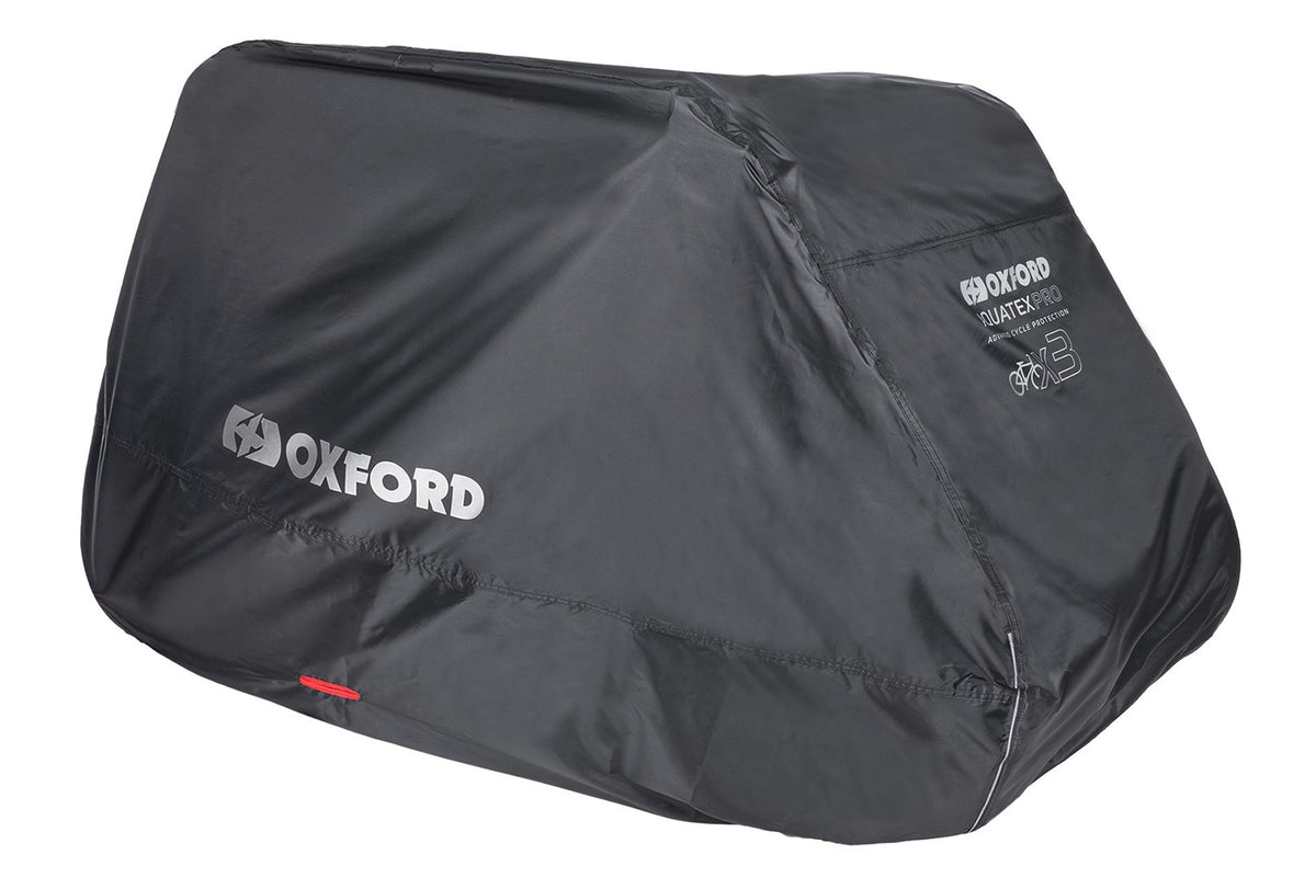 Oxford Aquatex Pro Triple Bike Cover (210cm x 105cm x 110cm) – Black