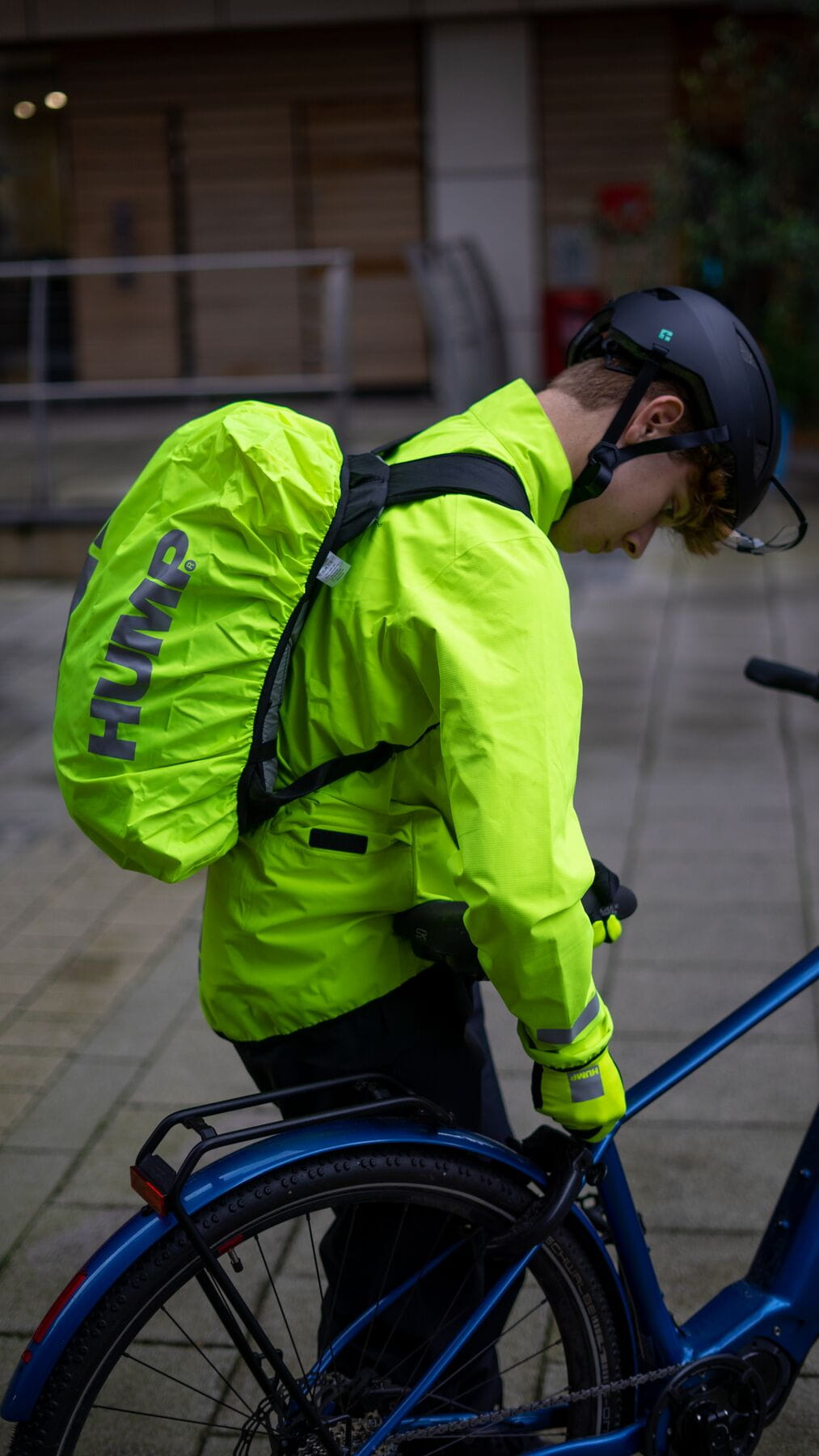 Men's Reflect Waterproof Jacket - Hi-Viz Yellow - Medium